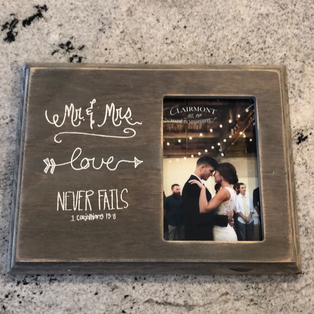 “Love never fails” Frame